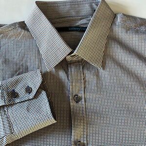Zachary Prell Cotton Button Front Shirt Men’s XL